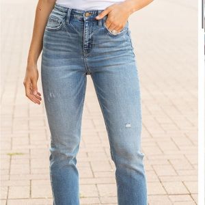 Flying Monkey Jackie Cuffed Straight Leg Jeans- size 30, brand new with tags.